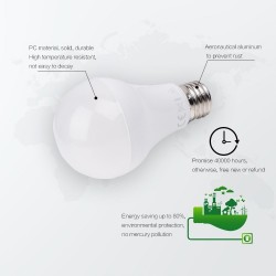 Lampadina led full glass E27 8W 700LM 300° 60*118mm