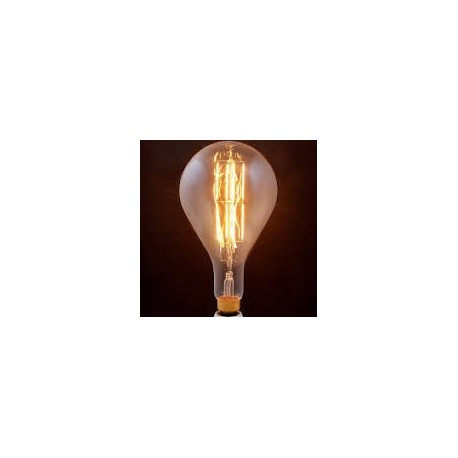 Lampadina led filamento ambra GLS160 E27 8W 750LM 300° 300*160mm