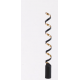 Piantana led helix nero/oro10X3W 2400LM