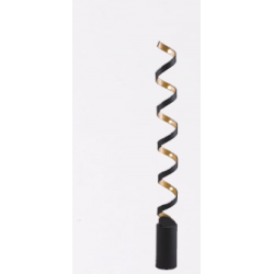 Piantana a led helix nero-oro 10X3W 2400LM