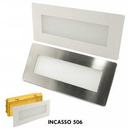 Faretto segnapasso da incasso per 506 IP65 5W