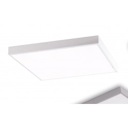 Supporto per montaggio pannelli led 60x60 in metallo laccato bianco